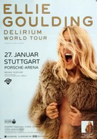 Ellie Goulding - Delirium, Stuttgart 2016 | Konzertplakat | Poster