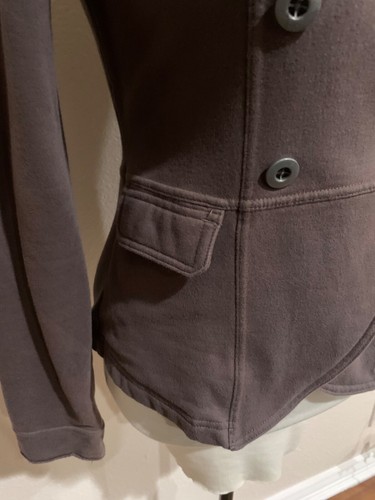 CONVERSE ONE STAR Womens Size S Military Style Jacket Blazer Buttons Pocket Look - Foto 14 di 22