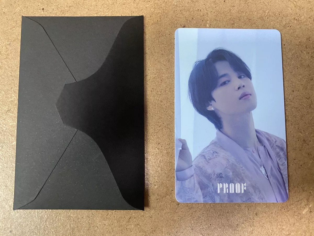 エンタメ/ホビーJIMIN BTS Winning Trading Card Proof 当選