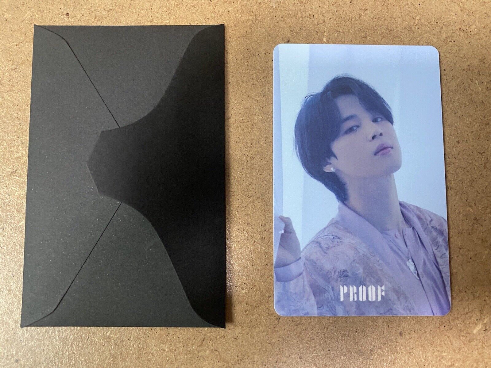 BTS JIMIN PROOF HYBE INSIGHT OFFICIAL LUCKY DRAW PHOTO CARD