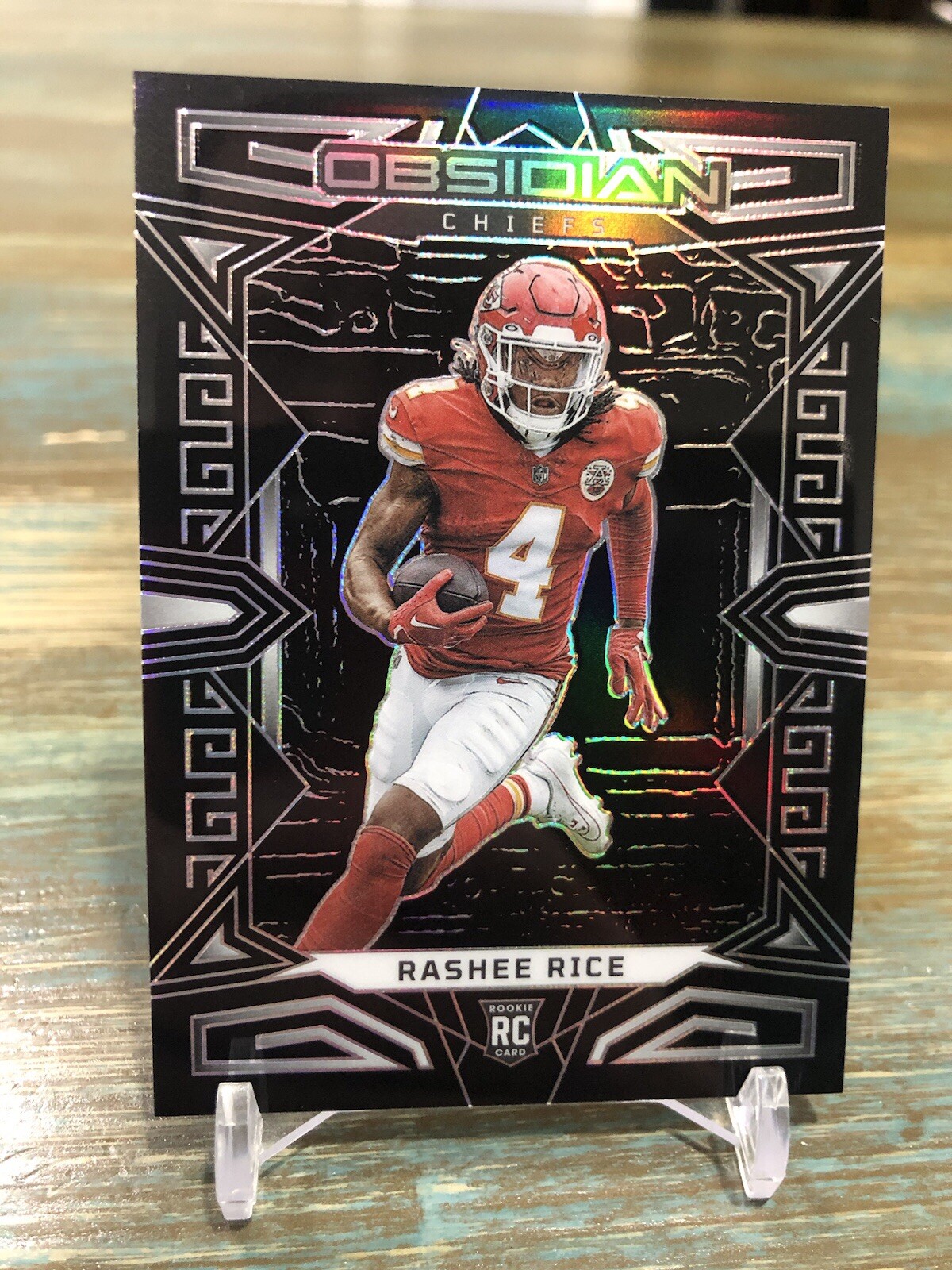Rashee Rice RC 2023 Panini Obsidian #151 Kansas City Chiefs