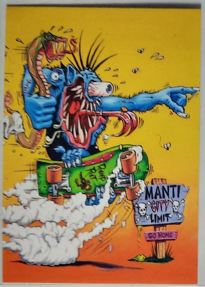 AKIRA ドイツ語ロビーカード デッドストック 1996 Rat Fink card 