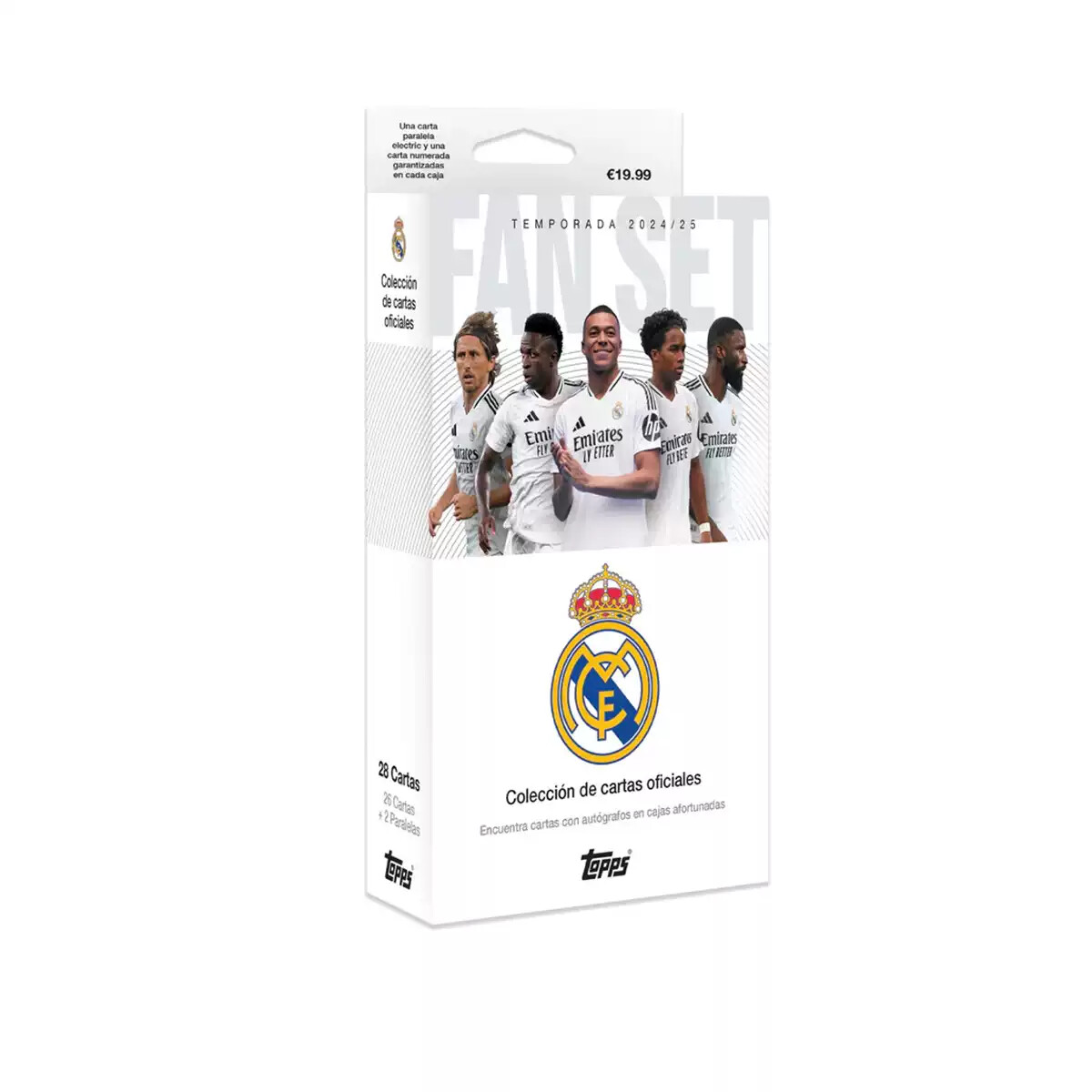 2023-24 TOPPS Real Madrid FAN Set Team Box Soccer Collector Card 