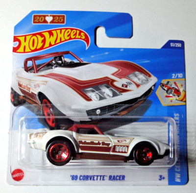 ホットウィール ‘69 CORVETTE 1/18,1/64 2台 1998 Hot Wheels Red '69 Corvette stingray ZL1 427 Diecast 1