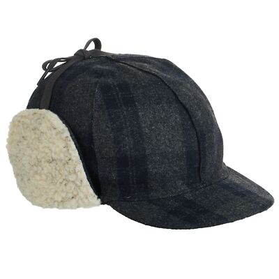 Stormy Kromer Snowdrift Cap, Insulated Wool Winter Hat with Ear