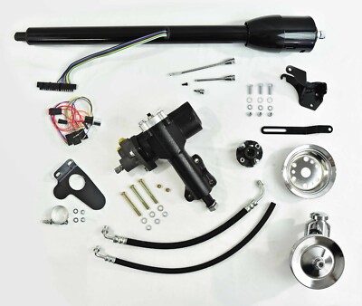 1955 Chevrolet power steering conversion tilt steering column floor shift