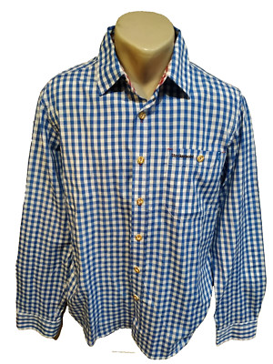 StockerPoint men's  shirt  blue white size M plaid