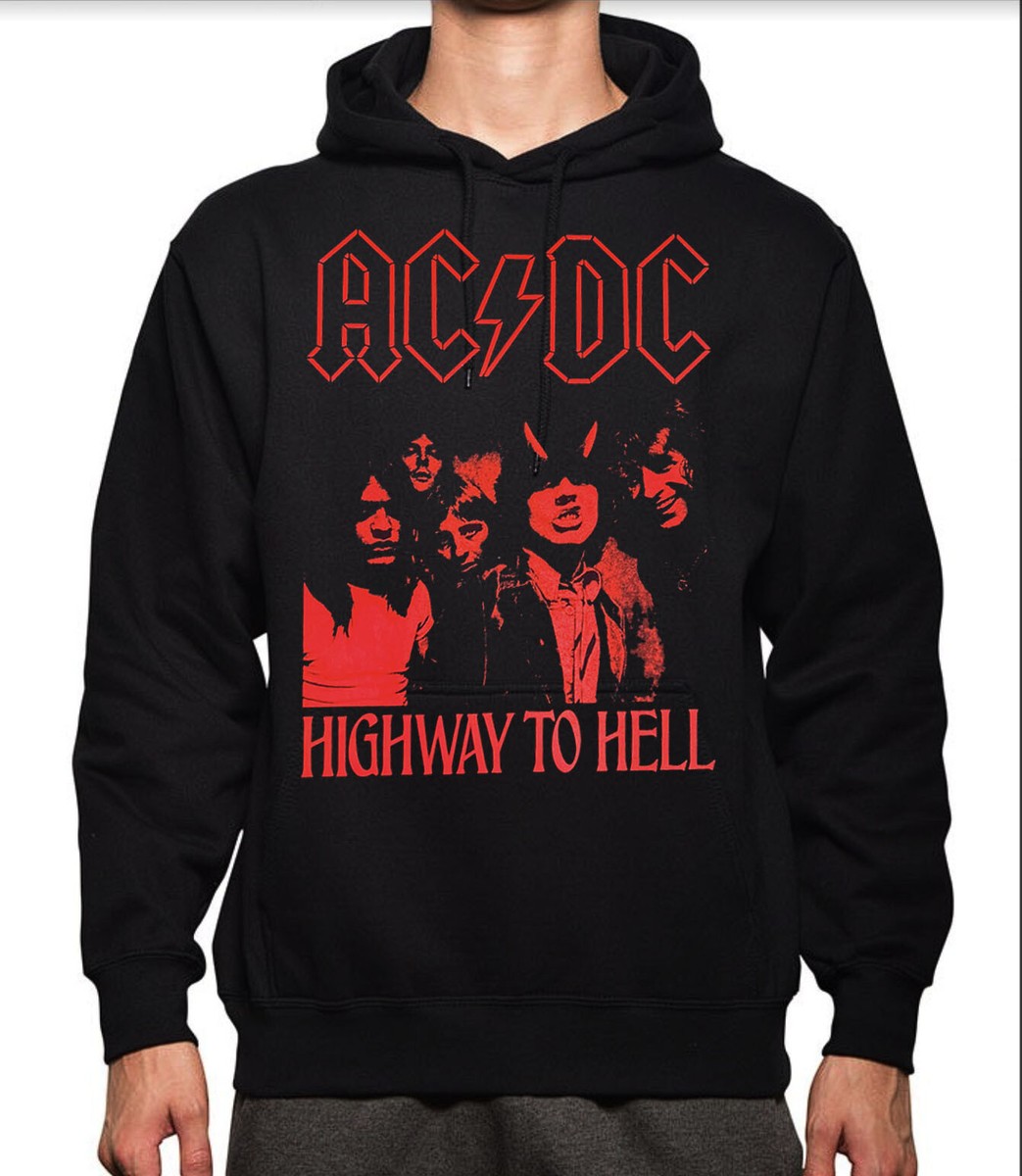 Acdc Highway Ac Dc Zip Up Hoodie AC/DC Logo High Voltage Album