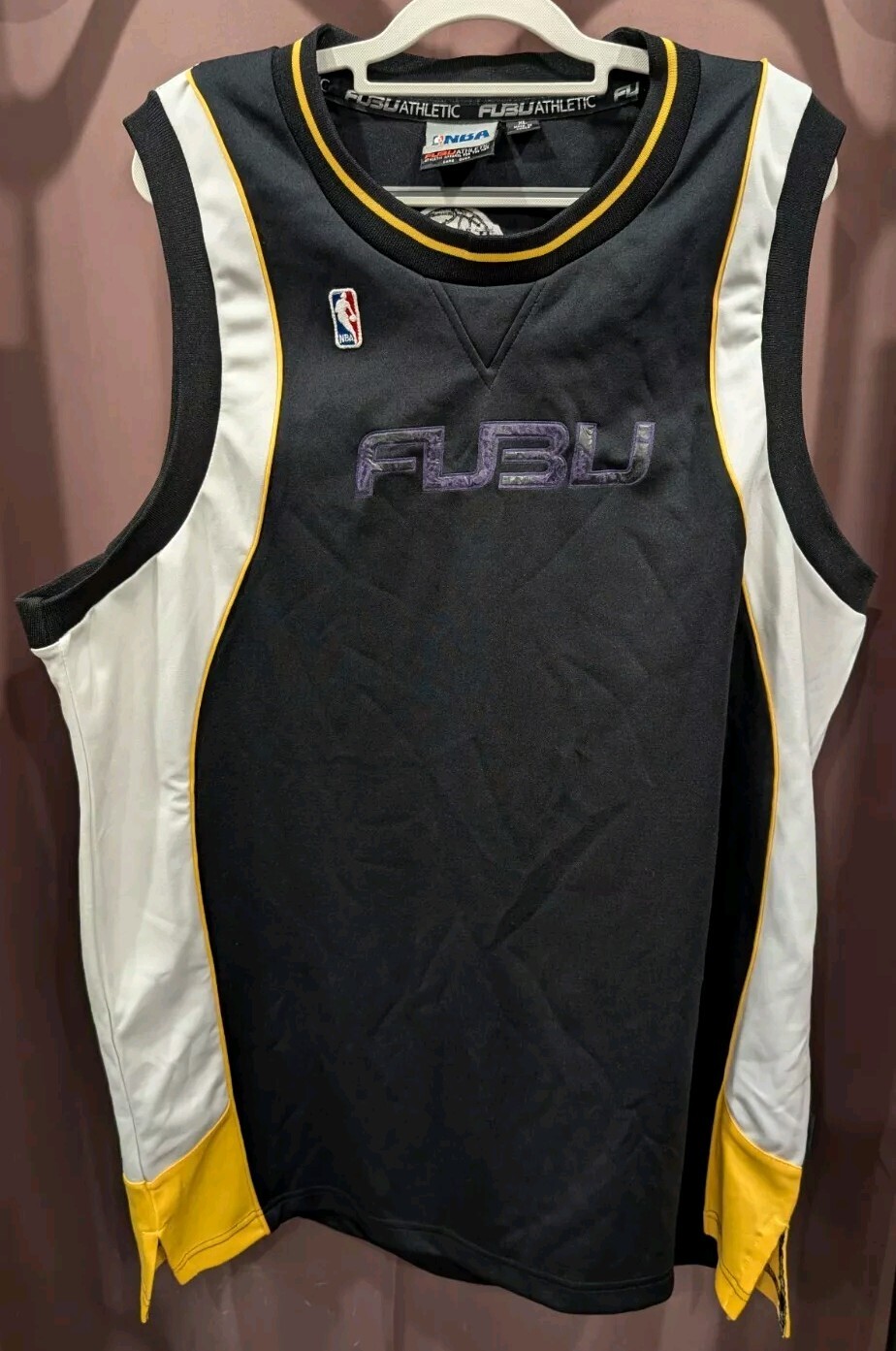 Vintage Y2K Fubu Athletic NBA Los Angeles Lakers Jersey XL Vtg NBA