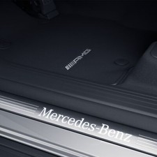 AMG Velours Fu&szlig;matten Satz GLS X167 schwarz 6-teilig Original Mercedes-AMG