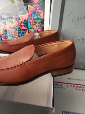 NINE WEST Mens Dress Shoes cognac Hollis Formal Slip On Size  display picture 2