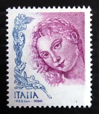 ITALY 2004 (Sassone #2370AE) with Error Missing Value Denomination U/M GC366