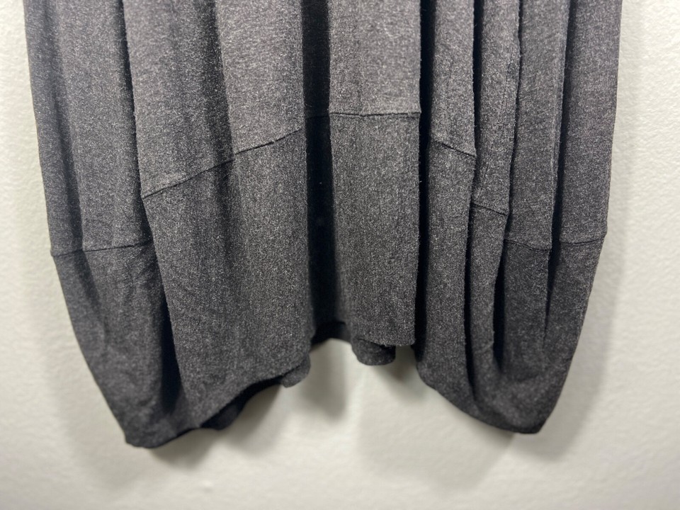 Châle EILEEN FISHER En Laine Italienne – Taille XL, Couleur Gris, Mélange Chanvre/nylon