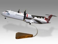 ATR 72-500 Virgin Australia Desk Wood Airplane New Model Large Scale 1/72
