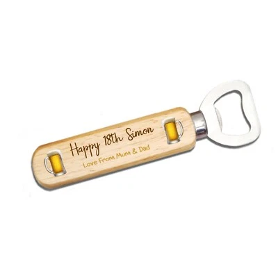 LASER CRAFT SHAPES LTD PERSONALISED Son Dad Gifts for Him18th 21st 30th 40th Birthday Bottle Opener