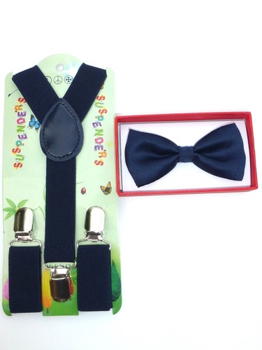 Suspender and Bow Tie Colors Baby Toddler Kids Boys Girls Child SETS USA seller - Picture 44 of 51