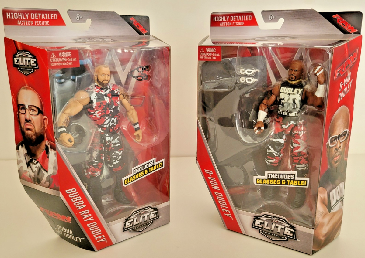 WWE Elite Dudley Boyz Figure Set 45 D-Von Bubba Ray Team 3D W