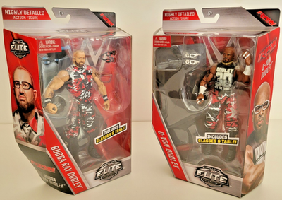WWE Elite Dudley Boyz Figure Set 45 D-Von Bubba Ray Team 3D W