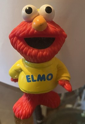 Vintage  93 Sesame Street Elmo Figurine by Child Dimension Twistable Head/No Pkg