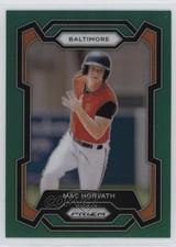 2024 Panini Prizm Green Prizm Mac Horvath #92 16kt