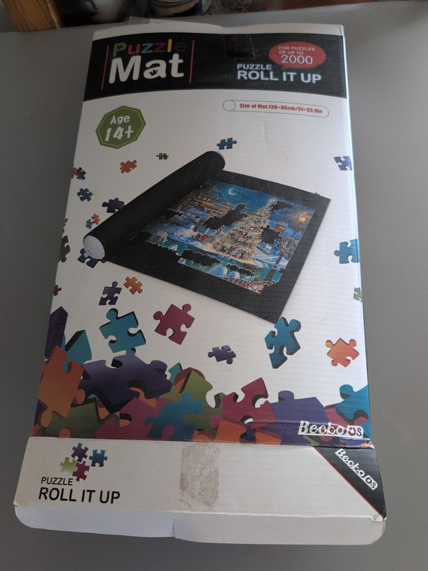Puzzle Mat Size 51 X 33.9 Inches- Only Used Once - All Parts Included