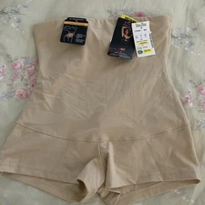 Maidenform Flexees MEDIUM Beige Boyshort Underwear Shapewear FL2107  NWT