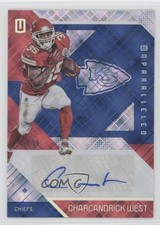 2016 Panini Unparalleled Blue Auto 45/99 Charcandrick West #149 Auto 1s7