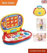 Image of Chunky Multicolor Laptop Toy for Imaginative Play - Perfect First Birthday Gift!