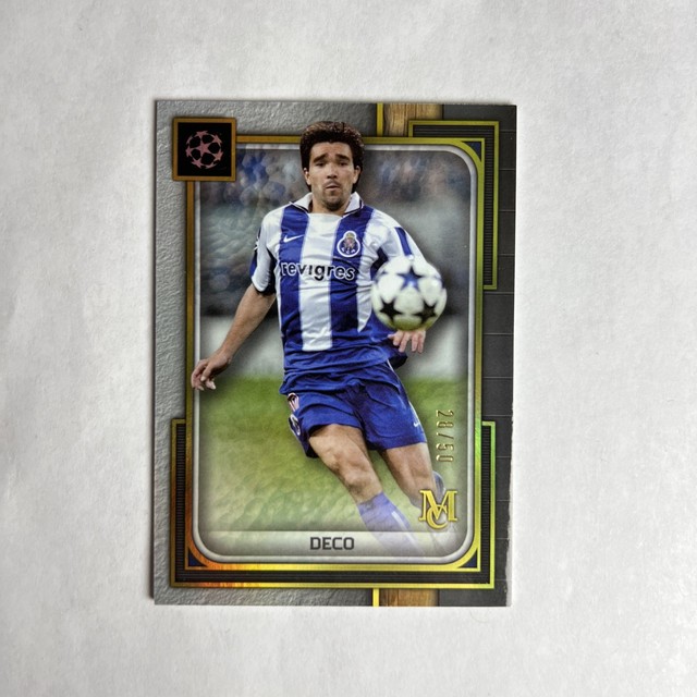 2023-24 Topps Museum Collection Uefa Champions League - Deco #96 Gold /50