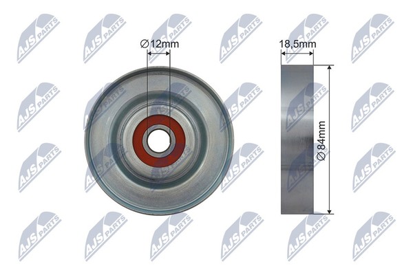 Spannrolle Keilrippenriemen NTY RNK-NS-047 Metall FüR Nissan Micra 3 K12 Almera-image