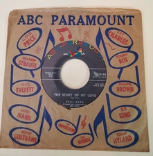 Paul Anka THE STORY OF MY LOVE (ROCK N ROLL 45) #10168 PLAYS VG++ NO NOISE