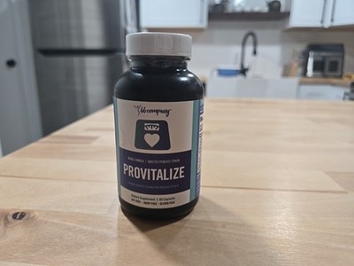 Provitalize, Everyday Synbiotic Formula with Botanical Extracts Exp 1/27 60 Caps