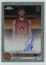 2022 Chrome OTE Overtime Elite Aqua & Red Refractor /99 Johned Walker Auto 0co5