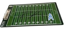 ROBERT SALEH signed (TENNESSEE TITANS) Coaches clipboard BECKETT BAS BW54029
