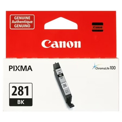 Canon PIXMA 281 Black BK ChromaLife 100 Ink Tank Printer Cartridge Genuine NEW