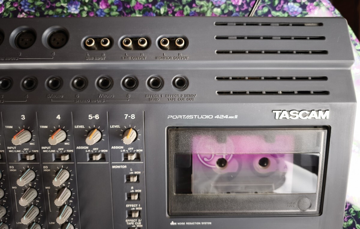 Tascam Portastudio 424 MKⅡ MK2 Vintage Analog Cassette Multi