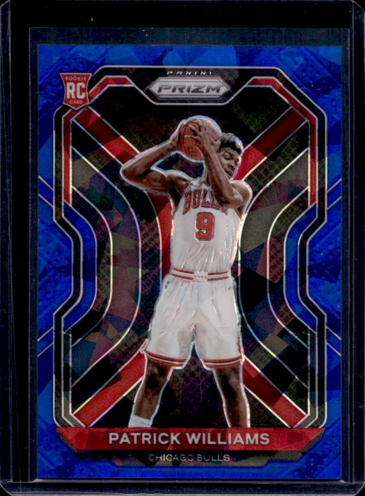 2020-21 Prizm Patrick Williams RC Blue Ice Prizm Rookie #99/125 Bulls