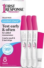 Comfort Check Pregnancy Test, 8 Count, Pink  White