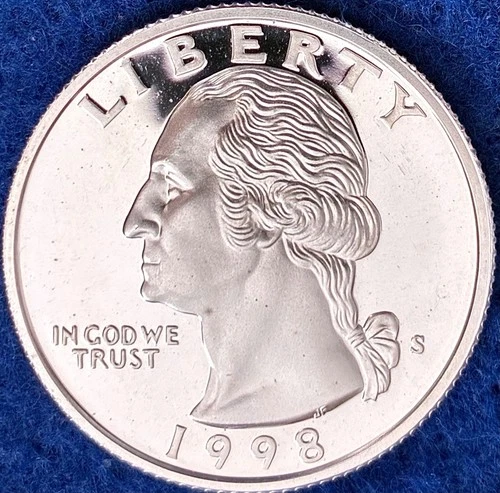 1998-S Washington Silver Quarter DCAM Ch Proof