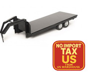 Little Buster Toys 1:16 Gooseneck Flatbed Trailer Black 200842 Metal Toy