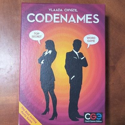 Czech Games Edition Codenames Word Party Game Spy Game Ages 10+ CGE00031