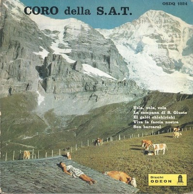 SCHALLPLATTE 45 UMDREHUNGEN CHOR DER S.A.T. - FLIEGT, FLIEGT, FLIEGT ( OSDQ 1024 )