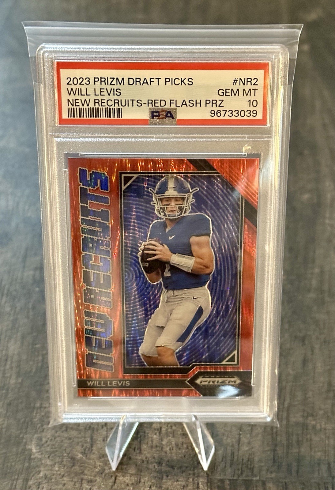 Will Levis Panini Prizm Draft Picks New Recruits #NR2 Red Flash