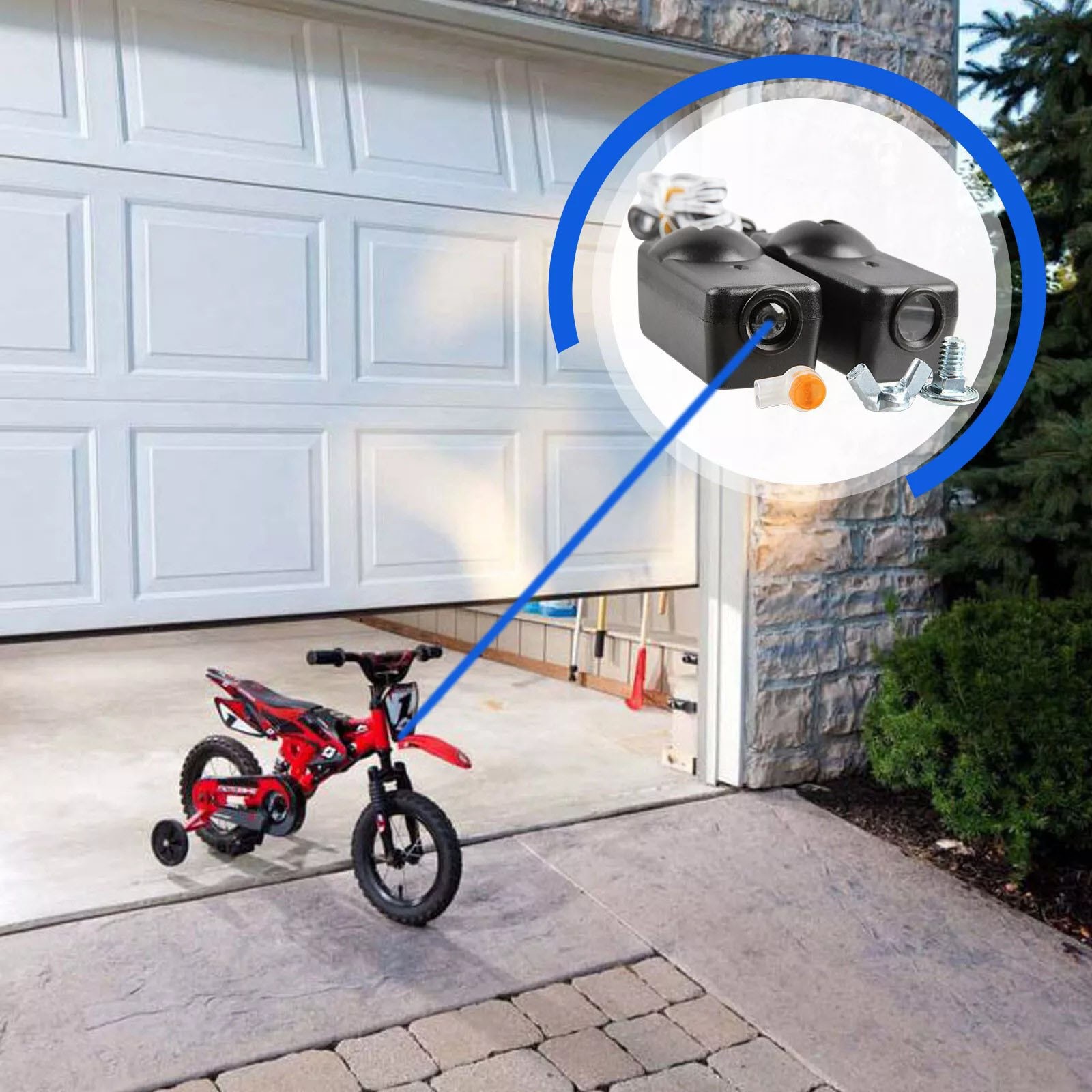 1set Safety Sensor Kit G801CB-P For Craftsman/Chamberlain/Liftmaster Garage Door