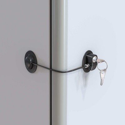 Child Safety Lock for Refrigerator, Cabinet, Drawer, Freezer & Door with 2 Extra
