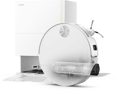 MOVA Saugroboter S70 Roller 28.000Pa Saugkraft HydroForce-Wischen weiß B-WARE