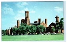 Vintage Smithsonian Institution Washington DC Lithograph Postcard