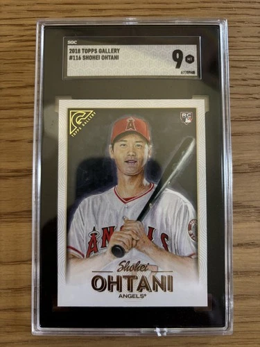 2018 Topps Gallery #116 Shohei Ohtani RC Rookie Card SGC 9 Mint