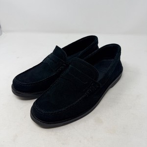 NWT Zara Man Black Slip On Suede Leather Loafers Size EU 42 US 9 Loafers Men Zara | eBay main image 2
