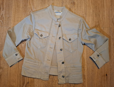 RebelQueen By LIU-JO, DamenJeansjacke in Beige Größe 40, sehr gut erhalten
